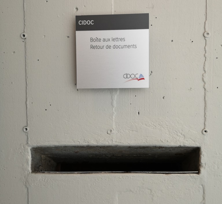 CIDOC boite aux lettres