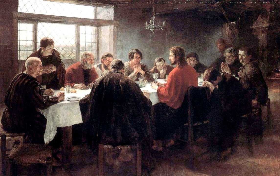 1145px The Last Supper 1886 by Fritz von Uhde